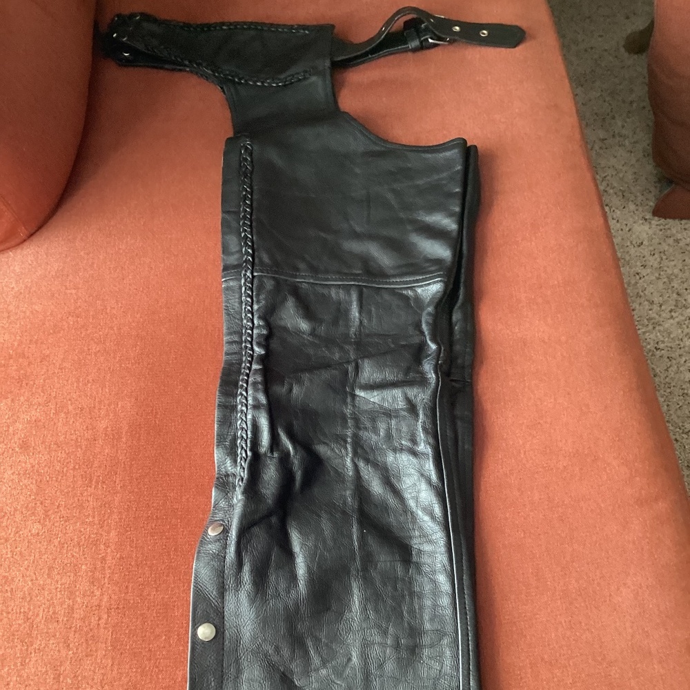 Womens leather chaps